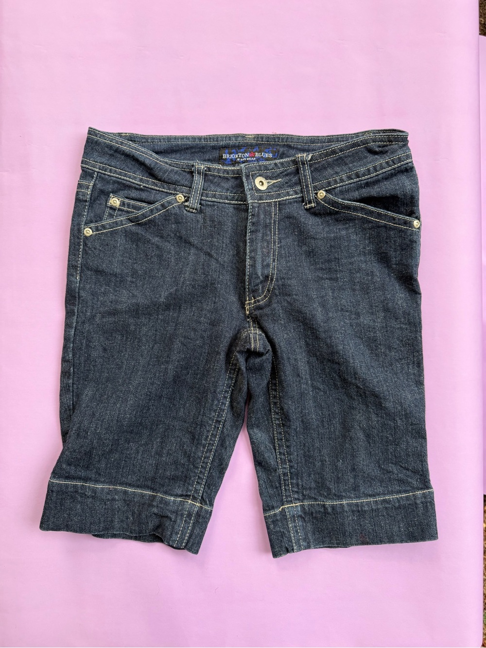 Vintage 90s denim bermuda shorts (M)